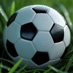 Cận cảnh macro quả bóng đá đen trắng trên sân cỏ, minh họa nhận định Việt Nam vs Singapore ASEAN Cup 2026