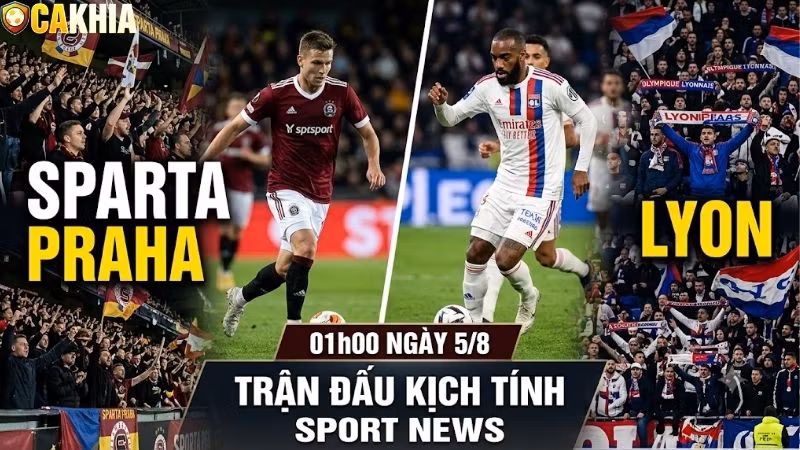 Nhận định trận đấu 01h00 ngày 5/8: Sparta Praha vs Lyon