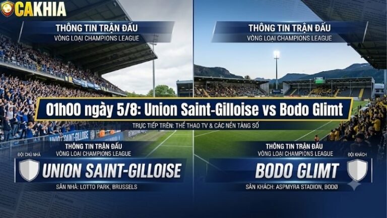 Nhận định trận đấu 01h00 ngày 5/8: Union Saint-Gilloise vs Bodo Glimt