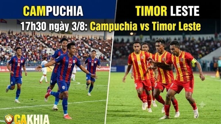 Nhận định trận đấu 17h30 ngày 3/8: Campuchia vs Timor Leste