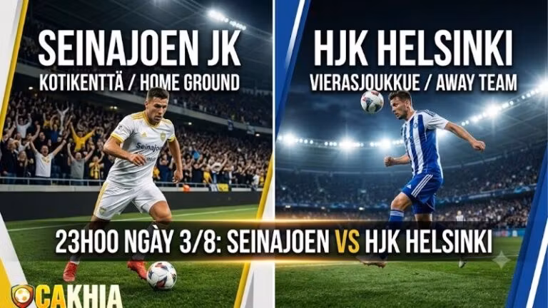 Nhận định trận đấu 23h00 ngày 3/8: Seinajoen vs HJK Helsinki