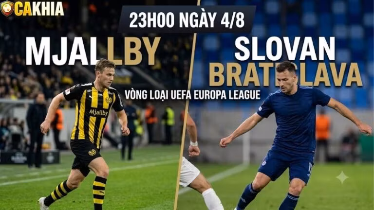 Nhận định trận đấu 23h00 ngày 4/8: Mjallby vs Slovan Bratislava
