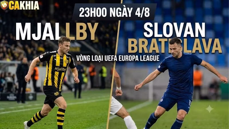 Nhận định trận đấu 23h00 ngày 4/8: Mjallby vs Slovan Bratislava